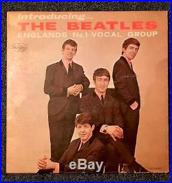 Introducing The Beatles Lp 1062 Ver 2 Mono Vinyl Arc 2134 Vjlp Vee Jay Oval Vg