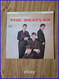 Introducing The Beatles' original RARE Stereo AdBack album issued Jan. 1964 vg+