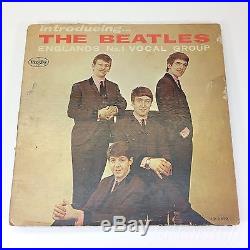 Introducing the Beatles LP 1062 Ver 2 Mono Vinyl ARC 2134 VJLP VEE JAY Brackets