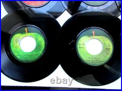LOT 32 Vtg THE BEATLES EX+ 45 RPM RECORDS PAUL McCARTNEY JOHN LENNON HARRISON