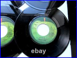 LOT 32 Vtg THE BEATLES EX+ 45 RPM RECORDS PAUL McCARTNEY JOHN LENNON HARRISON