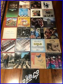 LOT of 25 Vinyl Record Albums LP's The Beatles, Led Zeppelin, Dylan, Hendrix