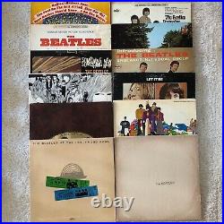 Lot Of 12 Album (14 Lp) Beatles (original)