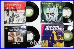 Lot Of (24) The Beatles Japan Vinyl 7