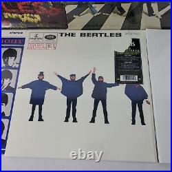 Lot Of 5 The Beatles Vinyl Record Albums LP White, Help! , Sgt, Abbey Road +
