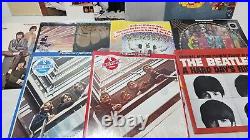 Lot of 13 Sealed + 1 Open Beatles Vinyl Records US Capitol Stereo Free S&H