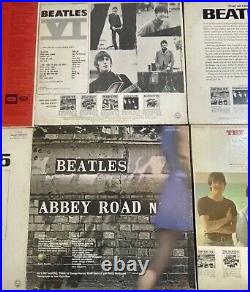 Lot of 9 Beatles Lp Vinyl Records 1960s Meet the Beatles Second Albums