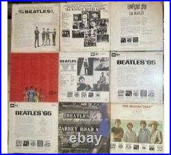 Lot of 9 Beatles Lp Vinyl Records 1960s Meet the Beatles Second Albums