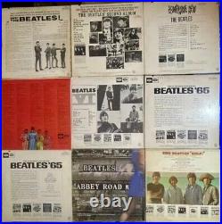 Lot of 9 Beatles Lp Vinyl Records 1960s Meet the Beatles Second Albums