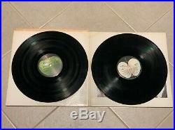 Lot of (9) THE BEATLES LP Vinyl Records Sgt Pepper's, Abbey Road, Let It Be