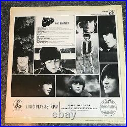 Lp Vinyl The Beatles Rubber Soul Loud Cut Uk 1st Press Pmc 1267 Mono 1965 Superb