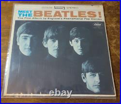 MEET THE BEATLES CAPITOL STEREO ST-2047 FACTORY SEALED RIAA #3 (tiny punch hole)