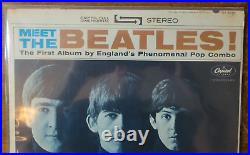 MEET THE BEATLES CAPITOL STEREO ST-2047 FACTORY SEALED RIAA #3 (tiny punch hole)