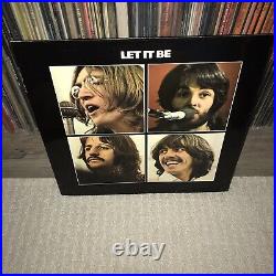 MINT- UK The Beatles Let It Be Vinyl John Lennon Paul McCartney George Harrison