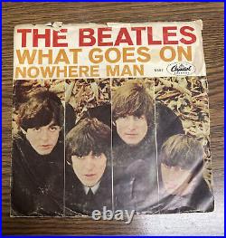 MISPRINT The Beatles Nowhere Man Capitol US 45 Rare Probably One Of A Kind