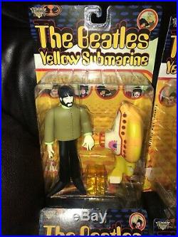 McFarlane The Beatles Lot of 4 Yellow Submarine Figures NEW