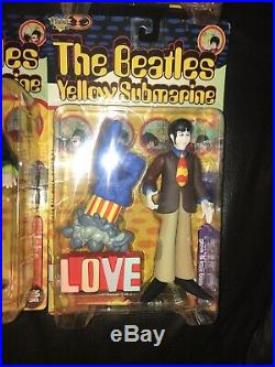 McFarlane The Beatles Lot of 4 Yellow Submarine Figures NEW