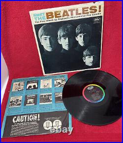 Meet The Beatles! 1964 Capitol T-2047 Mono RIAA #3 original inner sleeve