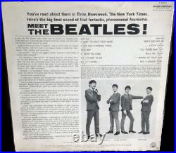 Meet The Beatles Error Gray Letter Print 3 BMI's The Beatles, Very rare