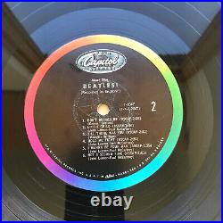 Meet The Beatles! First Press West Coast Copy 1964 Capitol T-2047 Mono RIAA #6