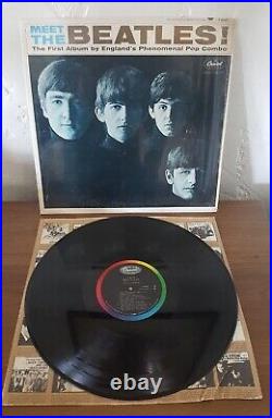 Meet The Beatles Mono Record Vinyl LP T2047 John Lennon Paul McCartney