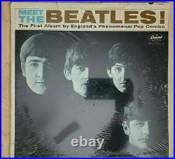 Meet The Beatles T2047 LP Vinyl Capitol Record Shrink Resaled (READ)