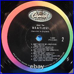Meet The Beatles! Vinyl Lp 1964 Mono Original Shrink Great Condition! Vg+/vg+! C