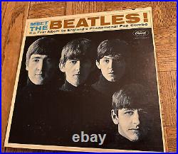 Meet the Beatles-1964 Mono LP-Capital-T2047- 3 BMI's-3rd Press Variation
