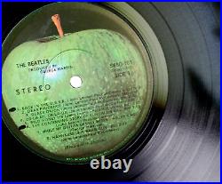 Numbered Original 68 Apple The Beatles White Album Vinyl Lp Poster Insert Photos