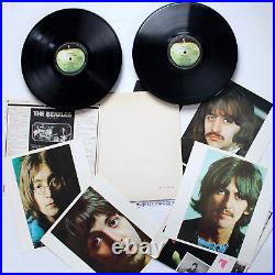 Numbered Vintage Apple The Beatles White Album Vinyl Lp Poster Insert Photos Nm