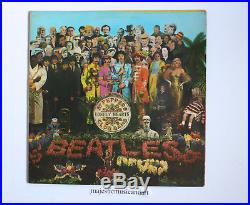 Original 1967 Uk The Beatles Sgt Peppers Lonely Hearts Club Band Vinyl Lp Ex+