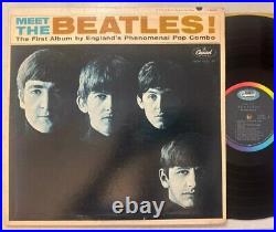 Original Meet The Beatles LP 1964 UK Capitol T-2047 Record Album 1st Press EX/NM