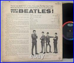 Original Meet The Beatles LP 1964 UK Capitol T-2047 Record Album 1st Press EX/NM