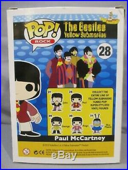 POP 28 The Beatles PAUL MCCARTNEY Yellow Submarine Vinyl Funko Rock
