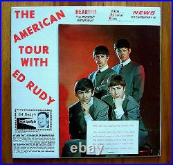 RARE BEATLES AMERICAN TOUR WITH ED RUDY withORIGINAL MAGAZINE 1964 LP