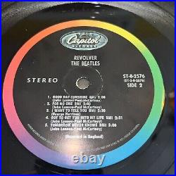 RARE BEATLES Revolver LP ST-8-2576 S 1966 Capitol Records Club Edition