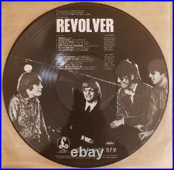 RARE Capitol Records The Beatles Revolver Illustrated Picture Disc LP Vinyl