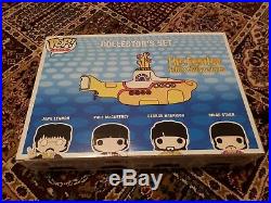 RARE Funko Pop! Rock The Beatles Yellow Submarine, Collector's Set NIB