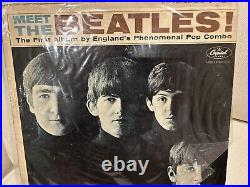 RARE Original Meet The Beatles LP 1964 Capitol T-2047 Vinyl Record Album