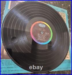 RARE PASTE-OVER Meet the Beatles 1964 Semi-Peeled MONO Vinyl Record LP Vintage