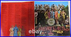 RARE PROMO WHITE LABEL VINYL JAPAN The Beatles The Beatles Sgt. Pepper's OP-8163