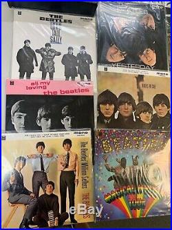 RED Vinyl THE BEATLES EP COLLECTION EAS-30013-26 JAPAN BLUE BOX 15x7 45rpm EP