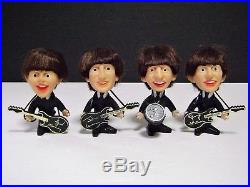 REMCO 1964 The Beatles Vinyl Dolls Complete Set with Instruments