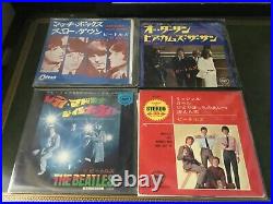 Rare Collection of Beatles 45 Joblot Japanese 7 singles Vinyl Records Lennon