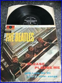 Rare Lp The Beatles Please Please Me Australian 1st Press Stereo 1964 Vg/ex