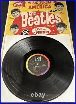 Rare The Beatles Vs The Four Seasons 1964 Vinyl 2 Lp Set Vee Jay DX 30