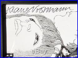 Revolver Remastered by The Beatles Signed by artist Klaus Voormann Vinyl framed