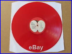 THE BEATLES 1962-1966 RED ALBUM 2 x LP RARE UK ORIGINAL RED VINYL ISSUE PCSPR717