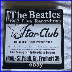 THE BEATLES 1962 LIVE RECORDINGS BOX SET RECORDS 15 (45's). MINT/STAR CLUB