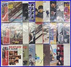 THE BEATLES 1970s Japan Country Flag Series Lot of 24 Vinyl LPs + Obi's Most M-